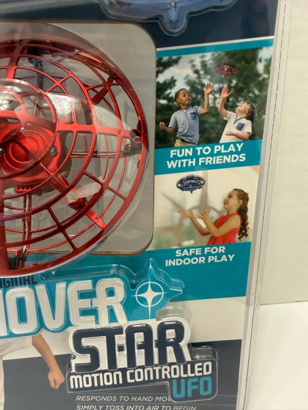 Hover Star Motion-Controlled UFO Toy - Red